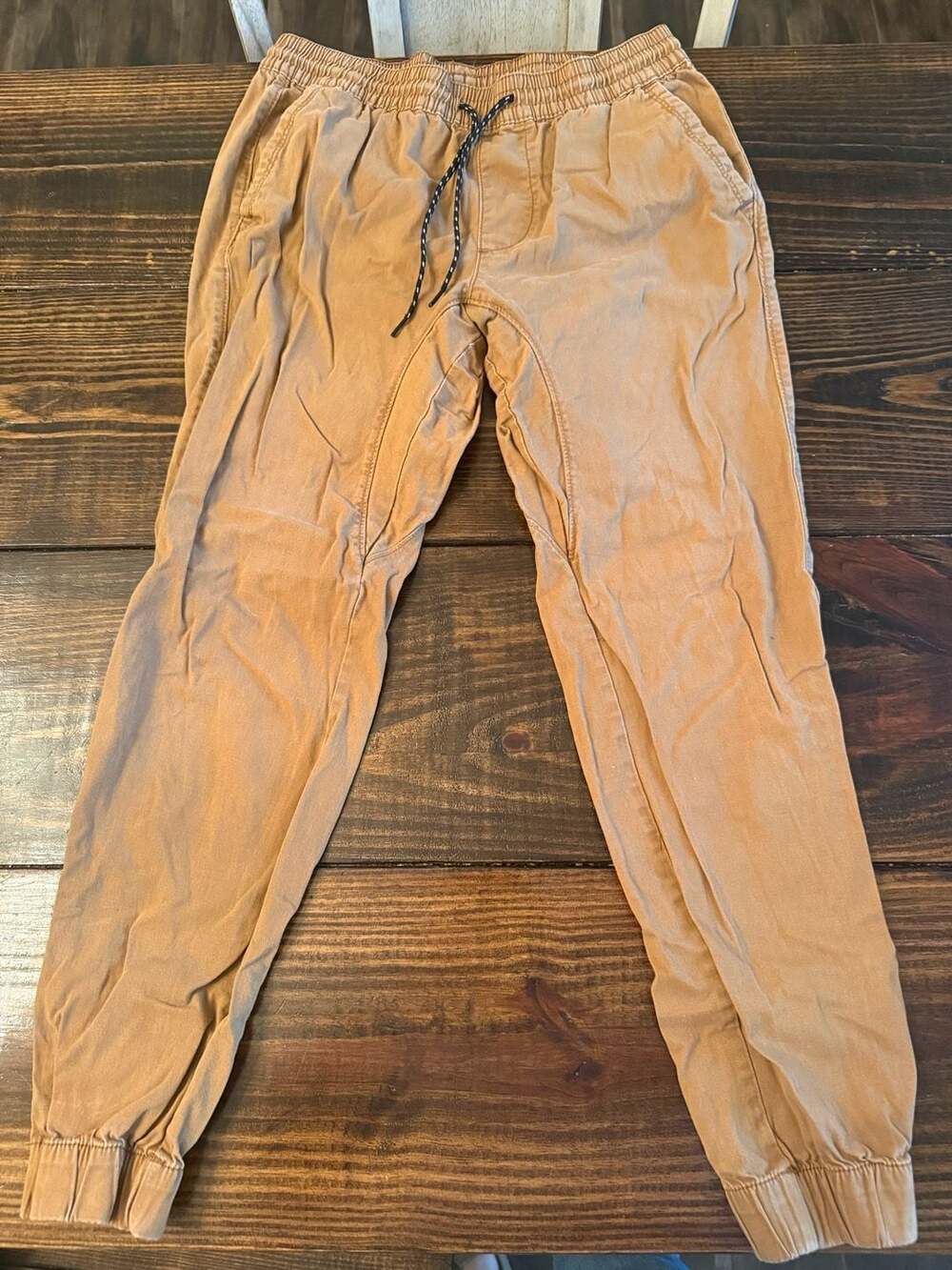 No Boundaries Brown Casual Jogger Pants with Drawstring